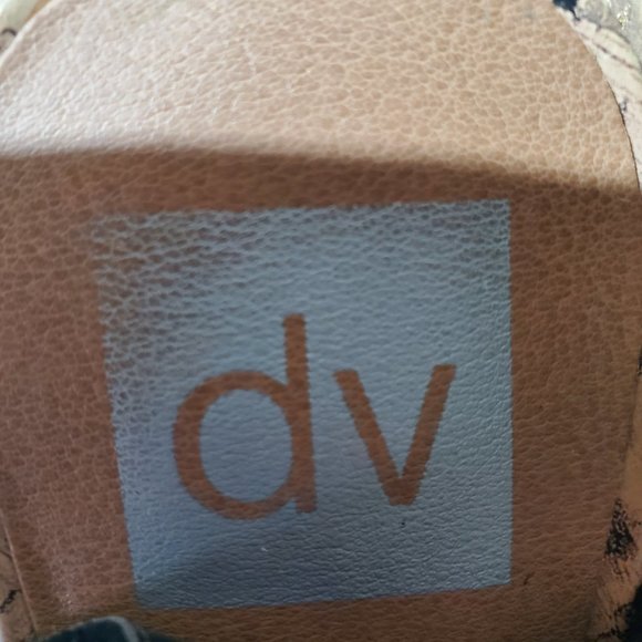 DV by Dolce Vita Faux Suede Lace Up Gladiator Cork Wedge Sandals - Picture 4 of 7